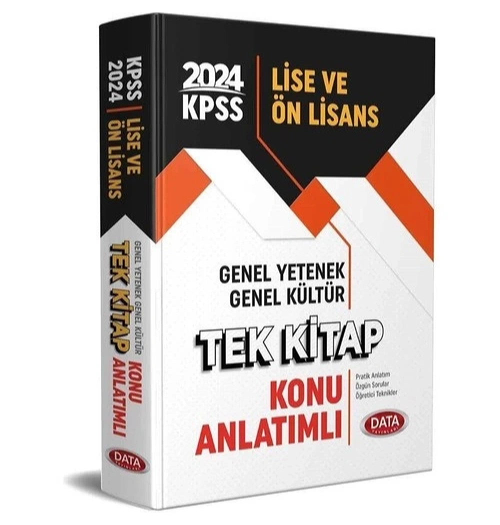 Data 2024 Kpss Lise Önlisans Gy Gk Tek Kitap Konu Anlatımlı