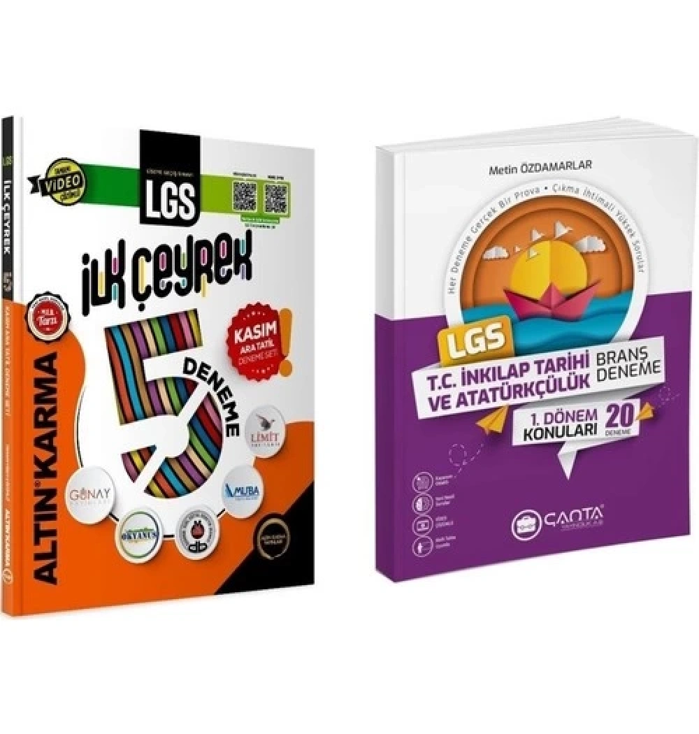 8. Sınıf Lgs İlk Çeyrek 5 Li̇ Deneme Altın Karma