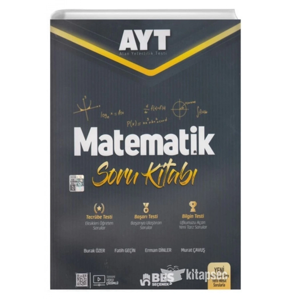 Palme Ayt Matematik Soru Kitabı Beş Seçenek