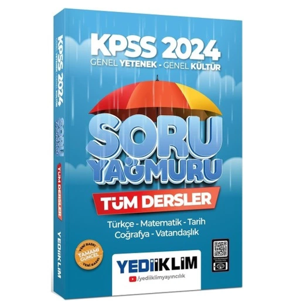 Kpss 2024 Gy Gk Tüm Dersler Soru Bankası  Yediiklim