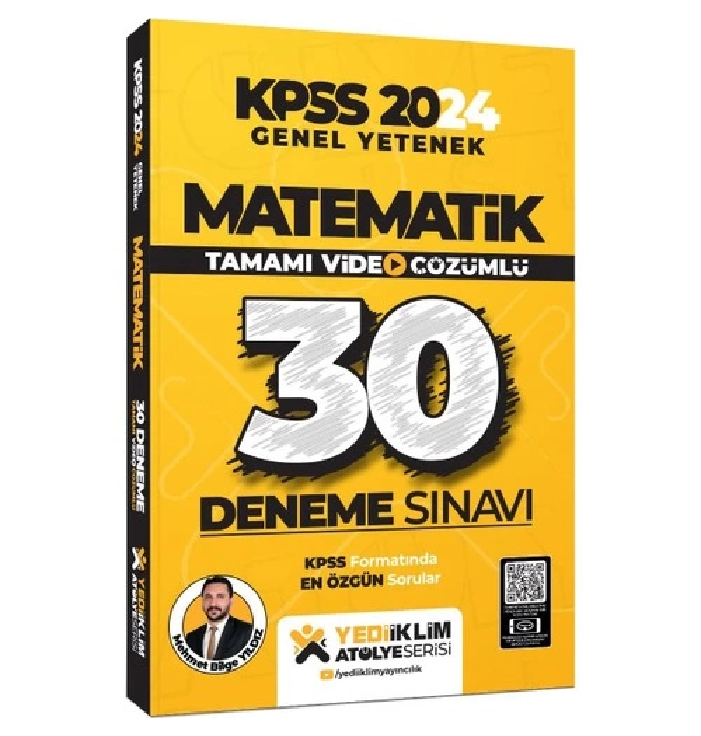 Kpss 2024 Gy Matematik 30 Çözümlü Deneme  Yediiklim