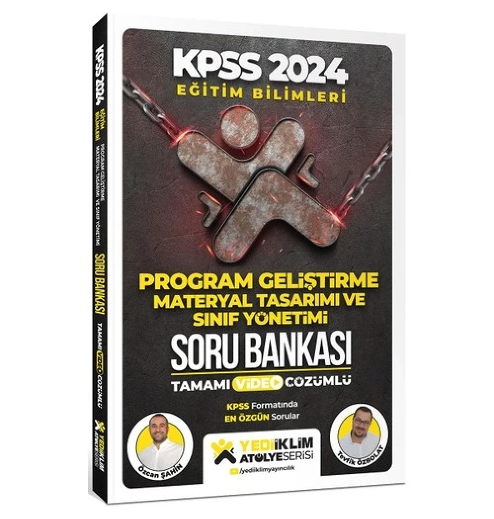Kpss 2024 Eğitim Bilimleri Program Geliştirme Soru Bankası  Yediiklim