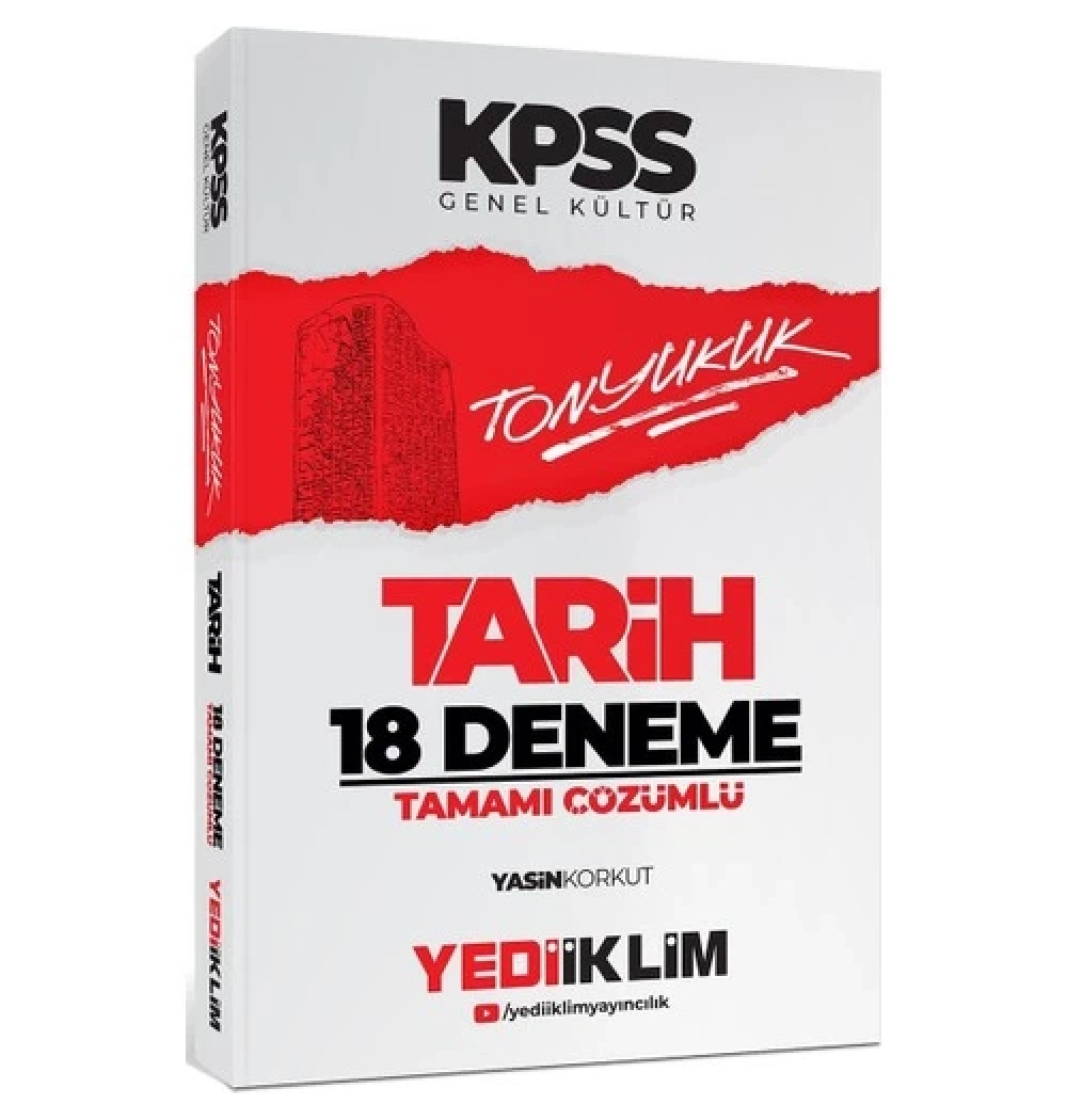 Kpss Gk Tonyukuk Tarih 18 Çözümlü Deneme  Yediiklim