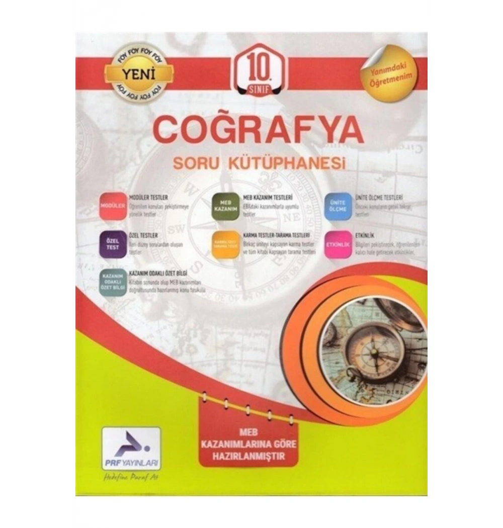 Paraf 10.Sınıf Coğrafya Soru Kütüphanesi