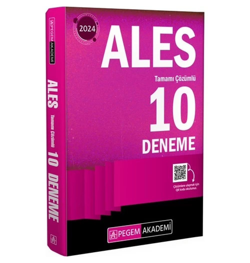 Pegem 2024 Ales 10 Çözümlü Deneme