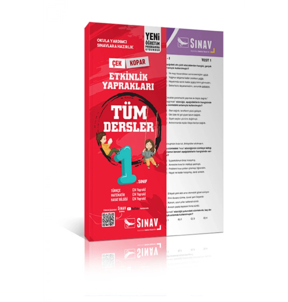 Sınav 1.Sınıf Tüm Dersler Yaprak Test