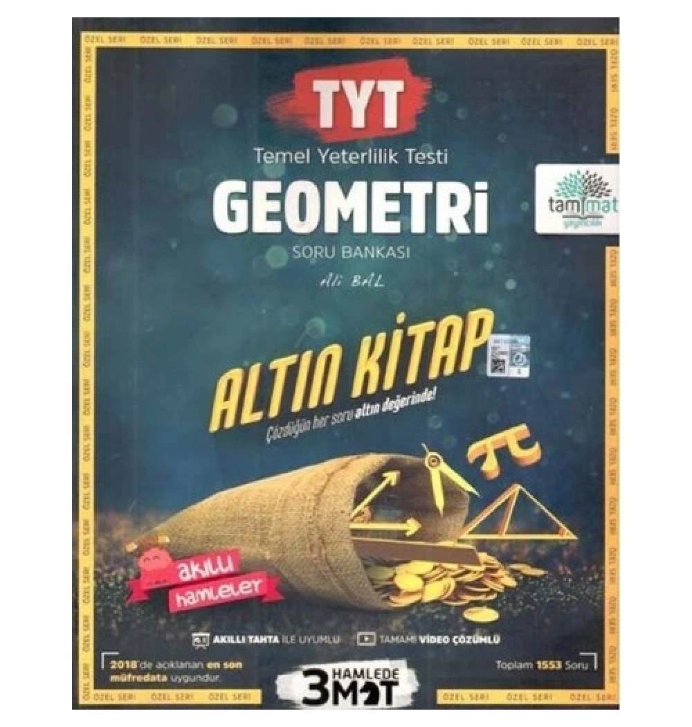 Tyt Geometri Soru Bankası Altın Kitap   Tammat Yayın