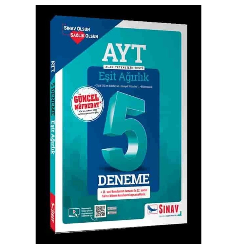 Sınav Ayt Eşit Ağırlık 5 Deneme Sınavı