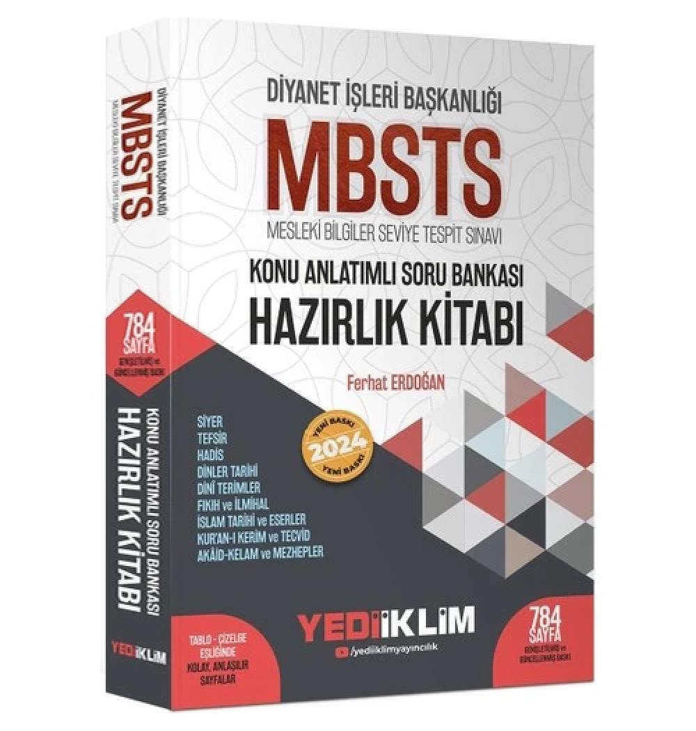 Mbsts Konu Anlatım Soru Bankası  Ferhat Erdoğan  Yediiklim