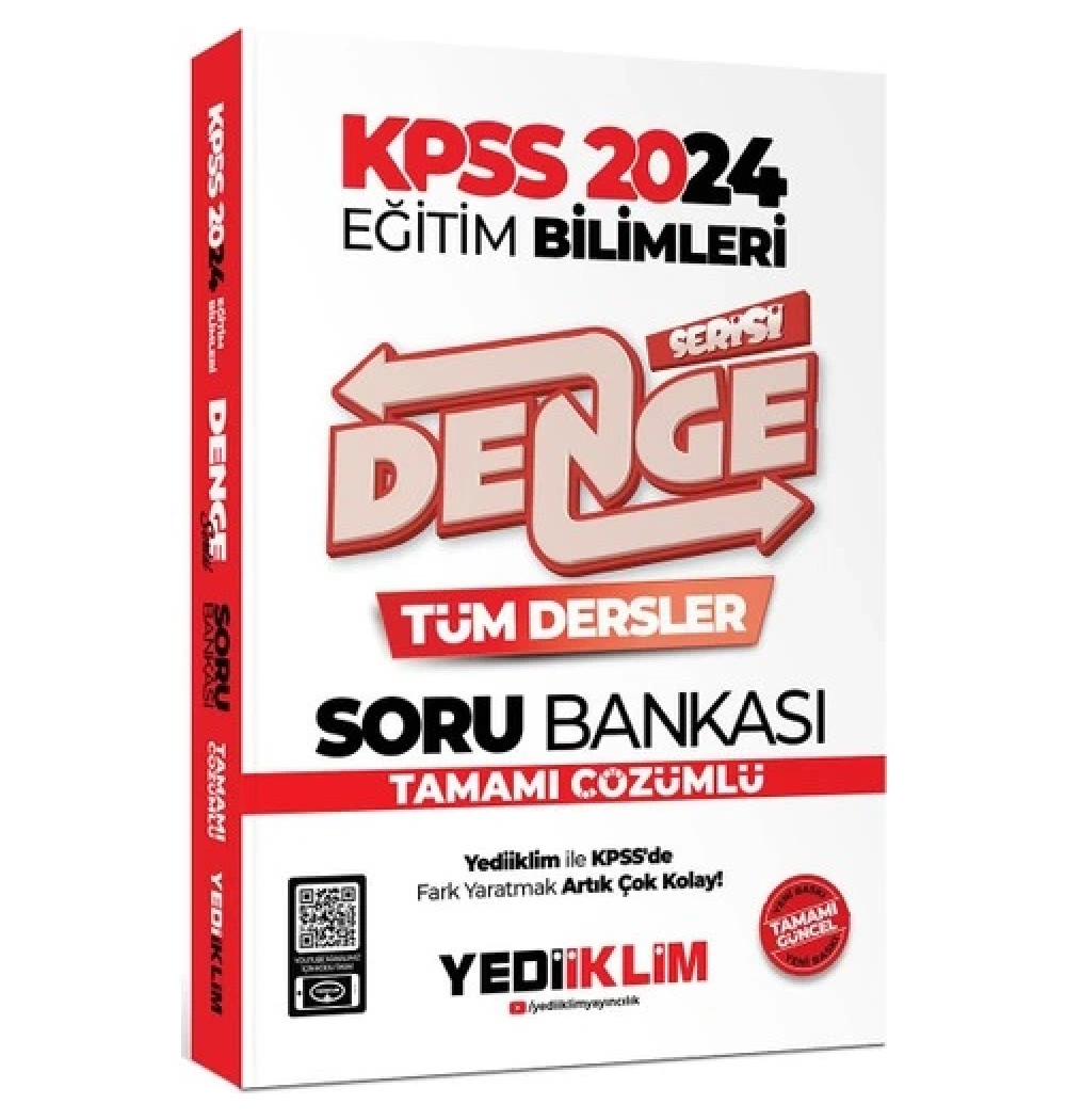Kpss 2024 Eğitim Bilimleri Tüm Dersler Çözümlü Soru Bankası  Yediiklim