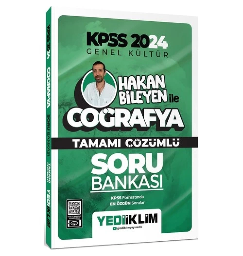 Kpss 2024 Gk Hakan Bileyen İle Coğrafya Çözümlü Soru Bankası  Yediiklim