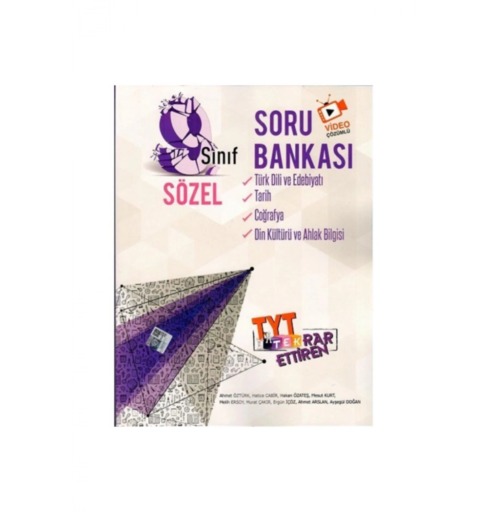 9.Sınıf Sözel Soru Bankası Yayındenizi