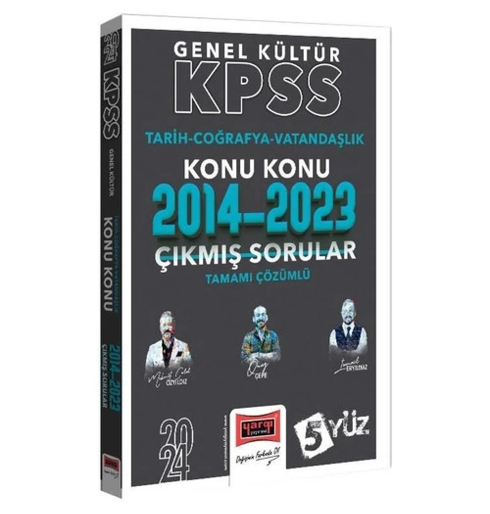 Yargı 2024 Kpss Gk Tarih Coğrafya Vatandaşlık 2014-2023 Çıkmış Sorular