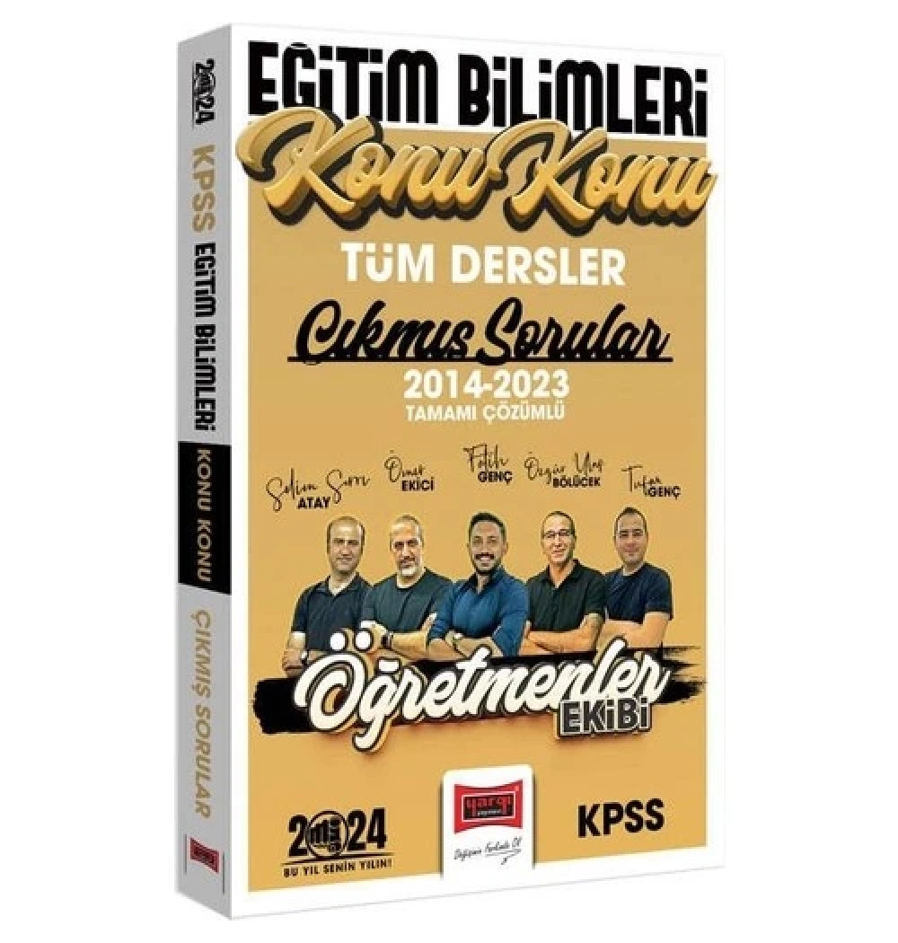 Yargı 2024 Kpss Eğitim Bilimleri Tüm Dersler Çıkmış Sorular 2014-2023