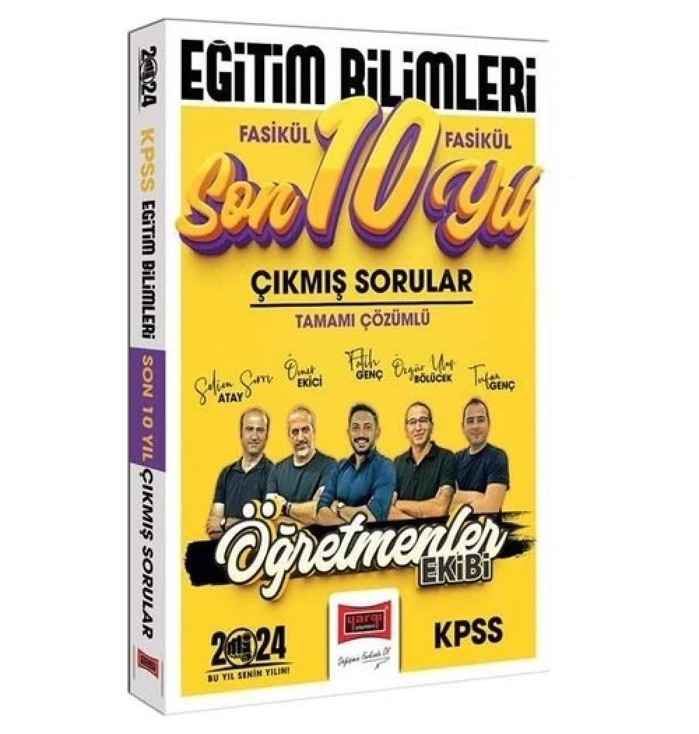 Yargı 2024 Kpss Eğitim Bilimleri Son 10 Yıl Çıkmış Sorular