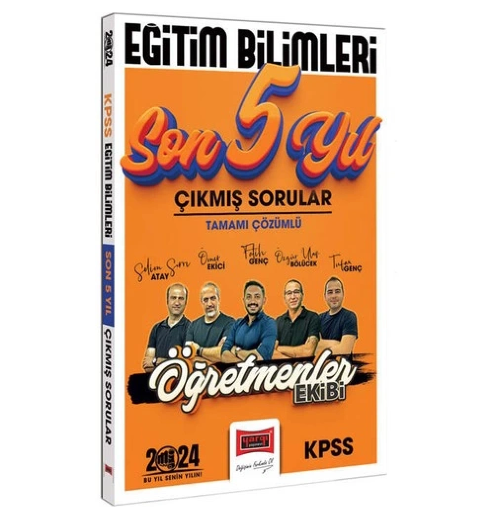 Yargı 2024 Kpss Eğitim Bilimleri Son 5 Yıl Çıkmış Çözümlü Sorular