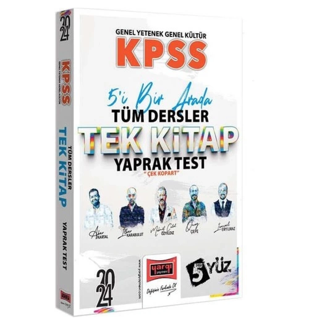 Yargı 2024 Kpss Gy Gk Tüm Dersler Tek Kitap Yaprak Test
