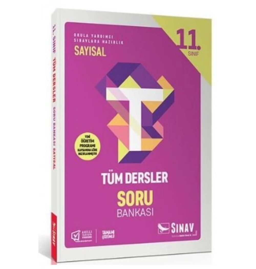 Sınav 11.Sınıf Tüm Dersler Sayısal Soru Bankası