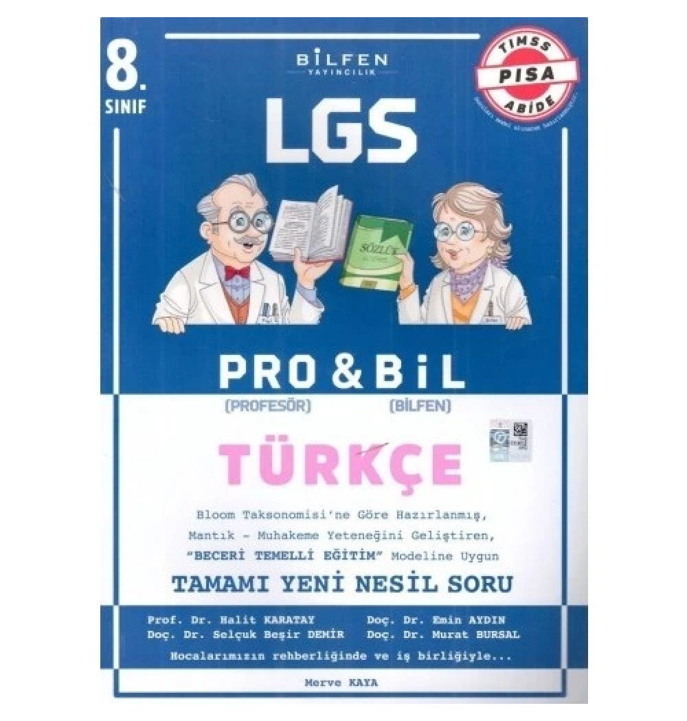 Bilfen 8.Sınıf Lgs Probil Türkçe  Soru Bankası