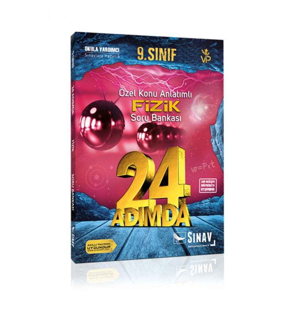 Sınav 9.Sınıf Fizik 24 Adımda Soru Bankası