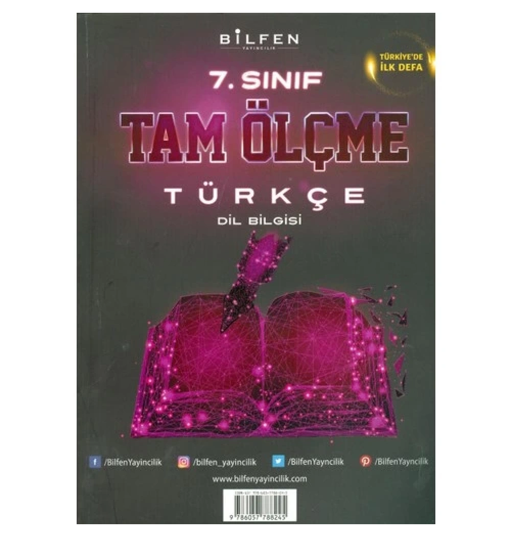 Bilfen 7.Sınıf Türkçe Tam Ölçme Yeni