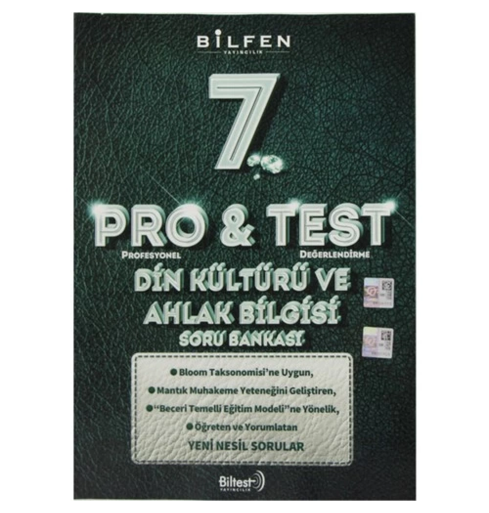 Bilfen 7.Sınıf Pro Test  Din Kültürü Soru Bankası