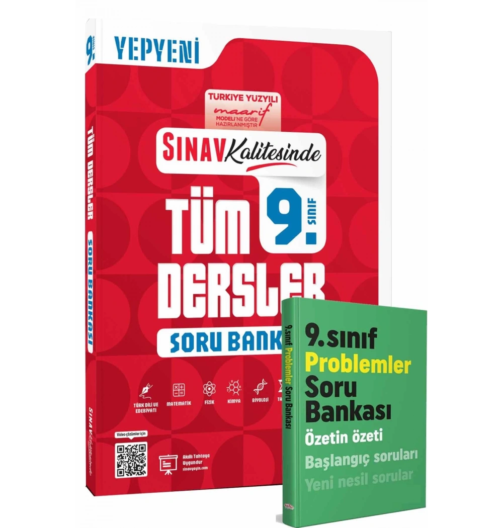 Sınav 9.Sınıf Tüm Dersler Soru Bankası