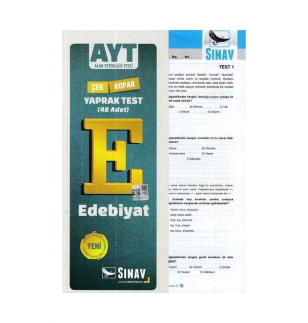 Ayt Edebiyat Yaprak Test   Sınav