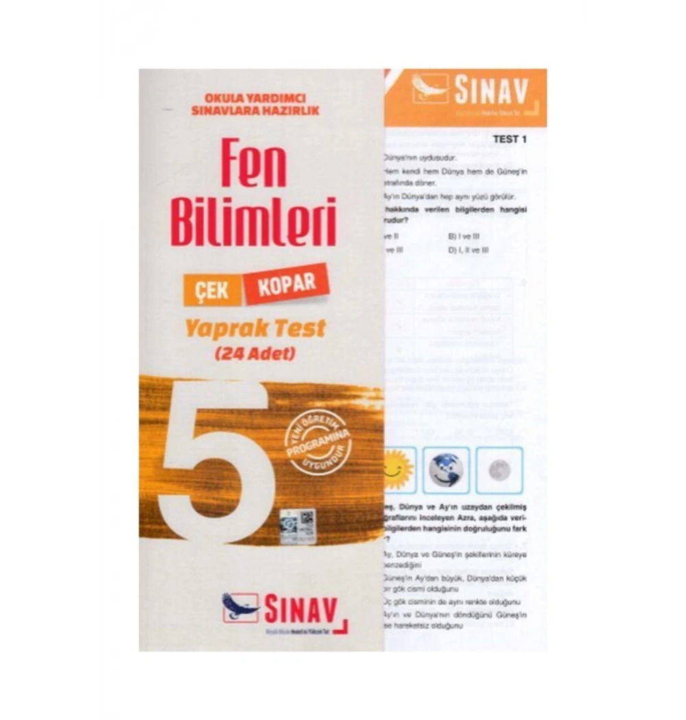 Sınav 5.Sınıf Fen Bilimleri Yaprak Test