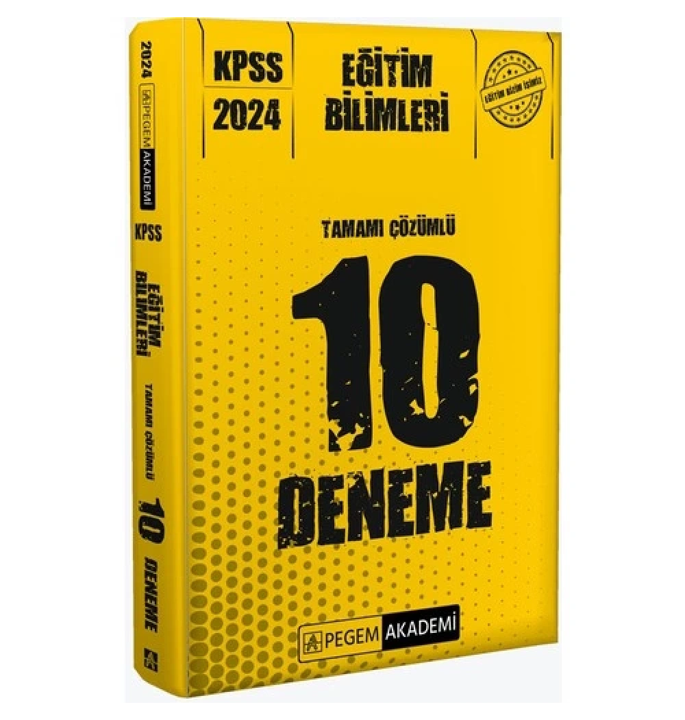 Pegem 2024 Kpss Eğitim Bilimleri 10 Çözümlü Deneme
