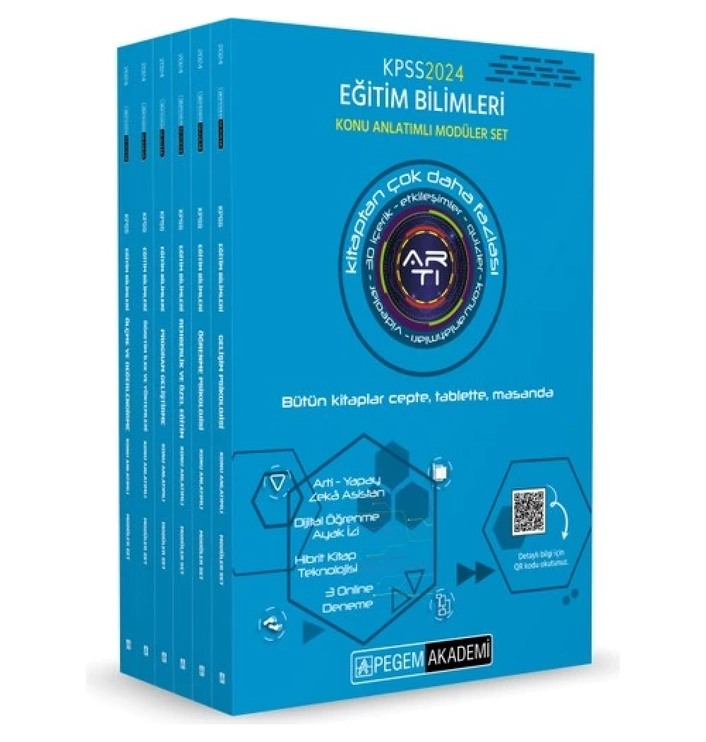 Pegem 2025 Kpss Eğitim Bilimleri Konu Anlatımlı 6 Lı Set