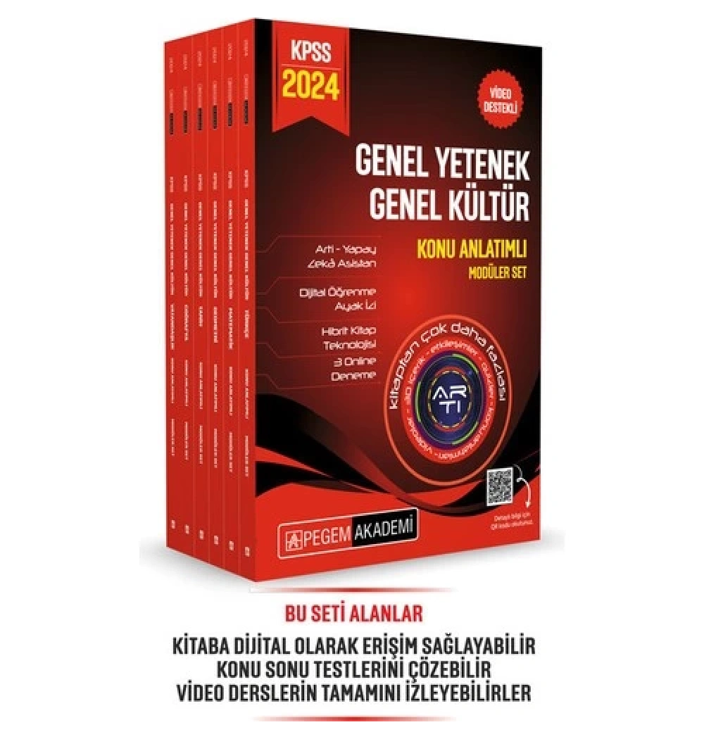 Pegem 2024 Kpss Gy Gk Lisans Konu Anlatımlı Modüler 6 Lı Set