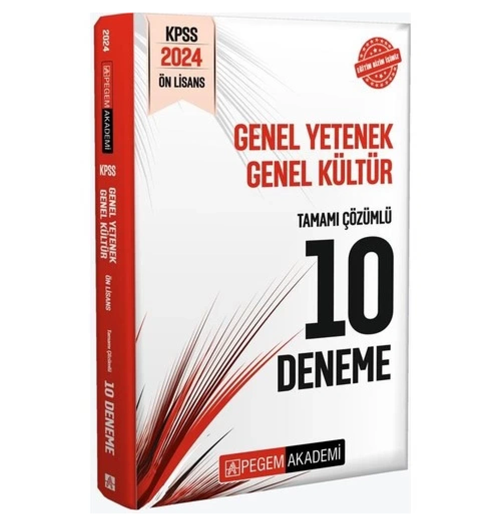 Pegem 2024 Kpss Önlisans Gy Gk 10 Çözümlü Deneme