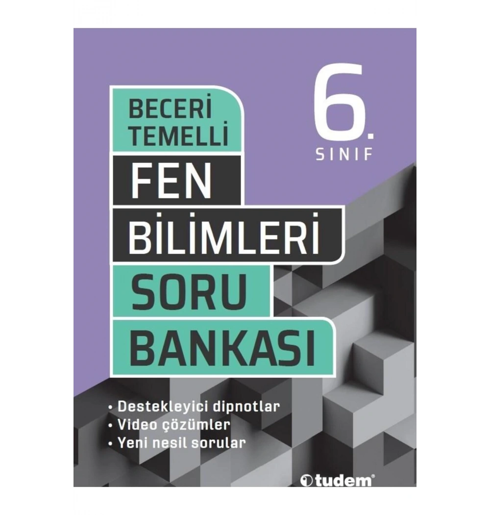 Tudem 6.Sınıf Fen Bilimleri Soru Bankası Beceri Temelli