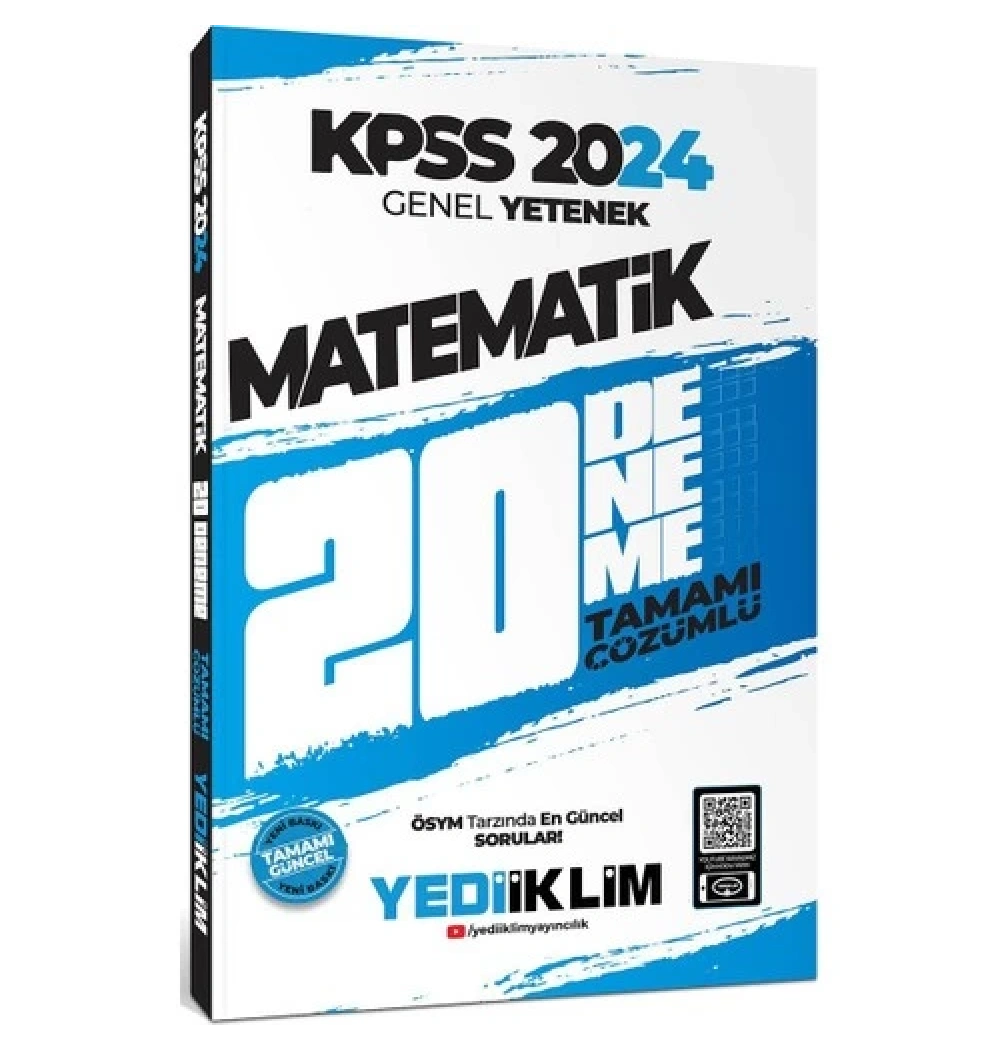 Kpss 2024 Gy Matematik 20 Çözümlü Deneme Yediiklim