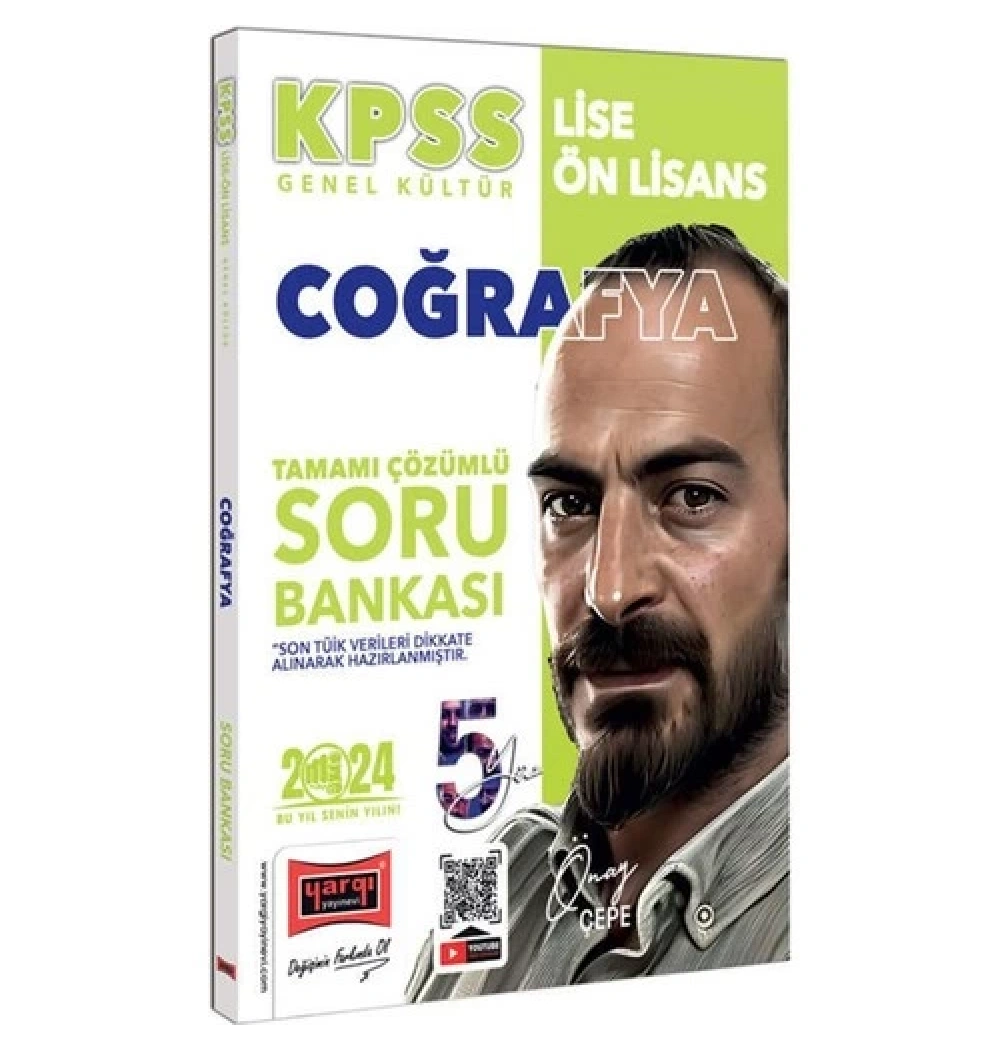 Yargı Kpss Lise Önlisans Coğrafya Çözümlü Soru Bankası