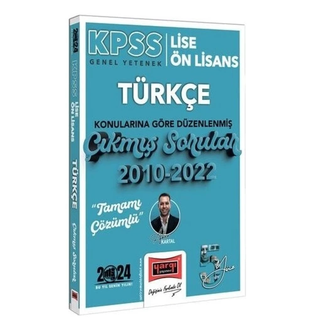 Yargı Kpss 2024 Önlisans Türkçe 2010-2022 Çıkmış Sorular