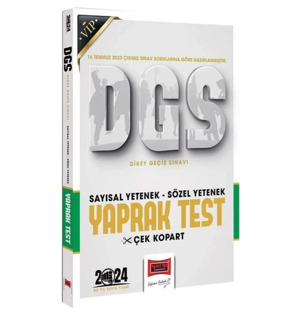 Yargı Dgs Sayısal Sözel Yaprak Test