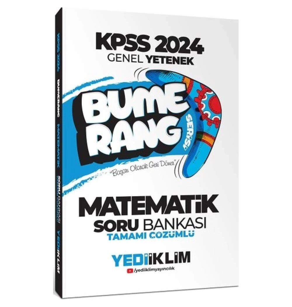 Kpss 2024 Gy Matematik Soru Bankası  Bumerang Yediiklim