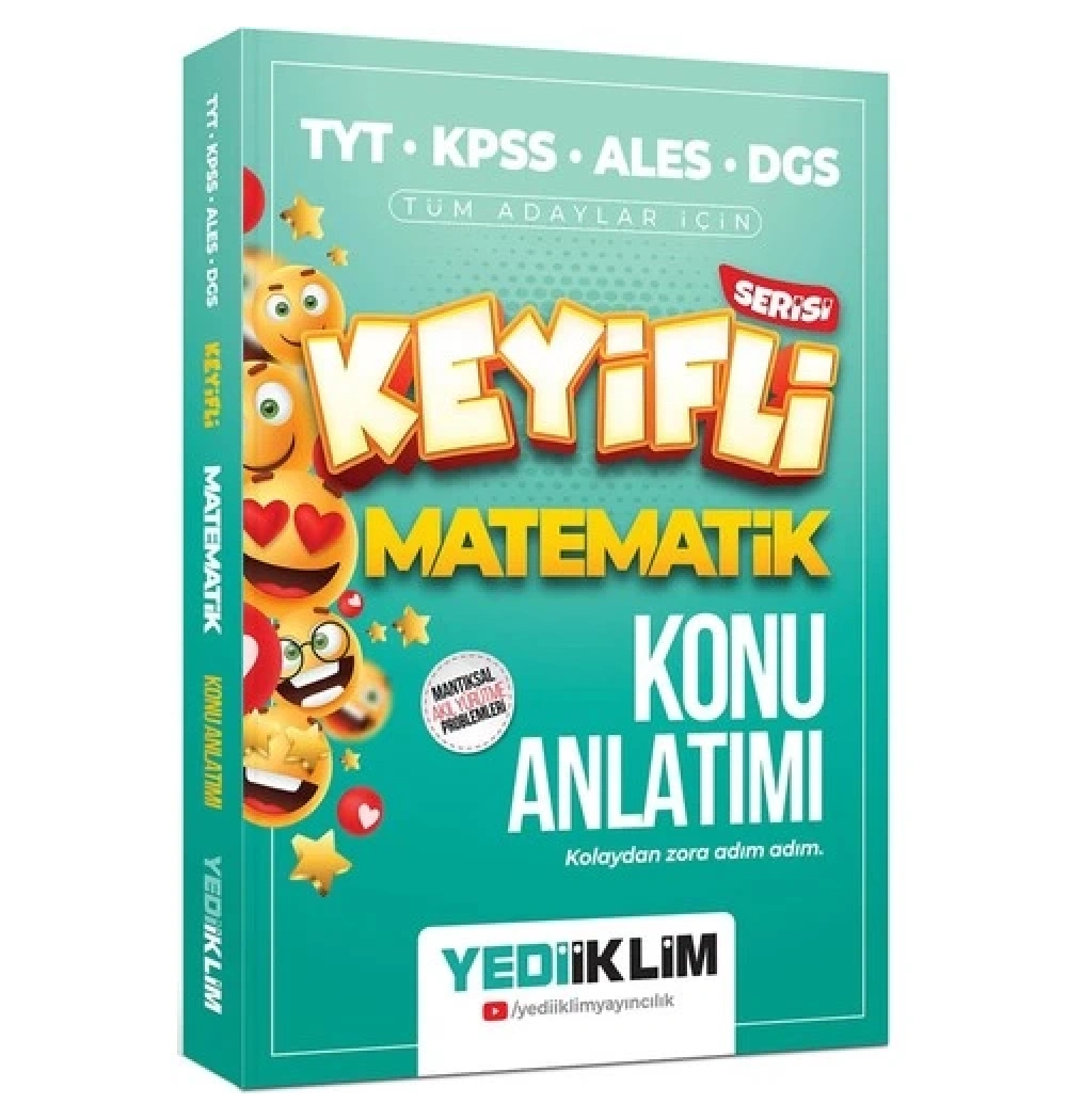 Tyt Kpss Ales Dgs Keyifli Matematik Konu Anlatım  Yediiklim