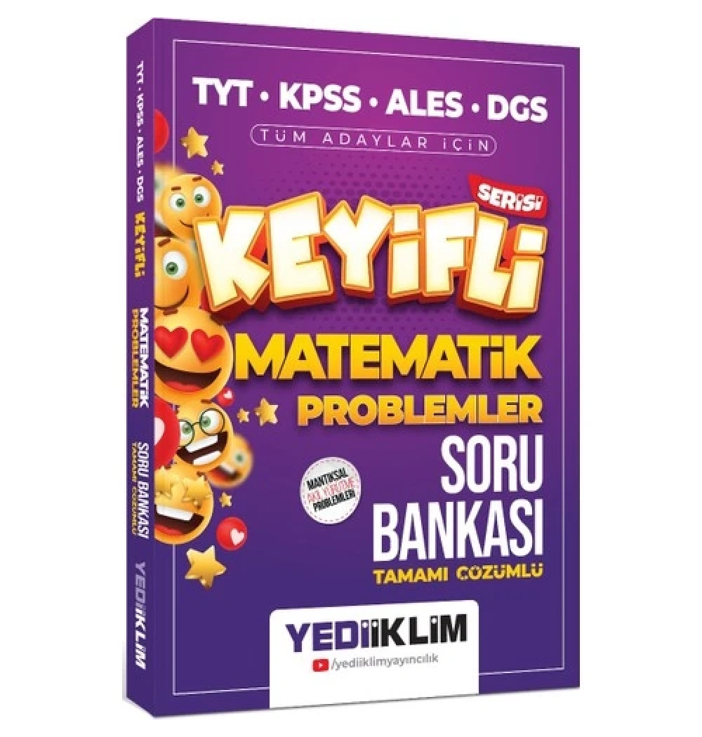 Tyt Kpss Ales Dgs Keyifli Matematik Problemler Soru Bankası  Yediiklim