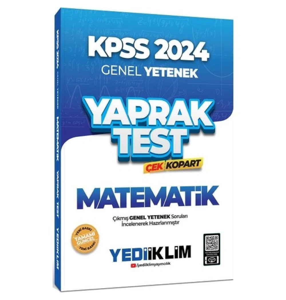 Kpss 2024 Gy Matematik Yaprak Test  Yediiklim