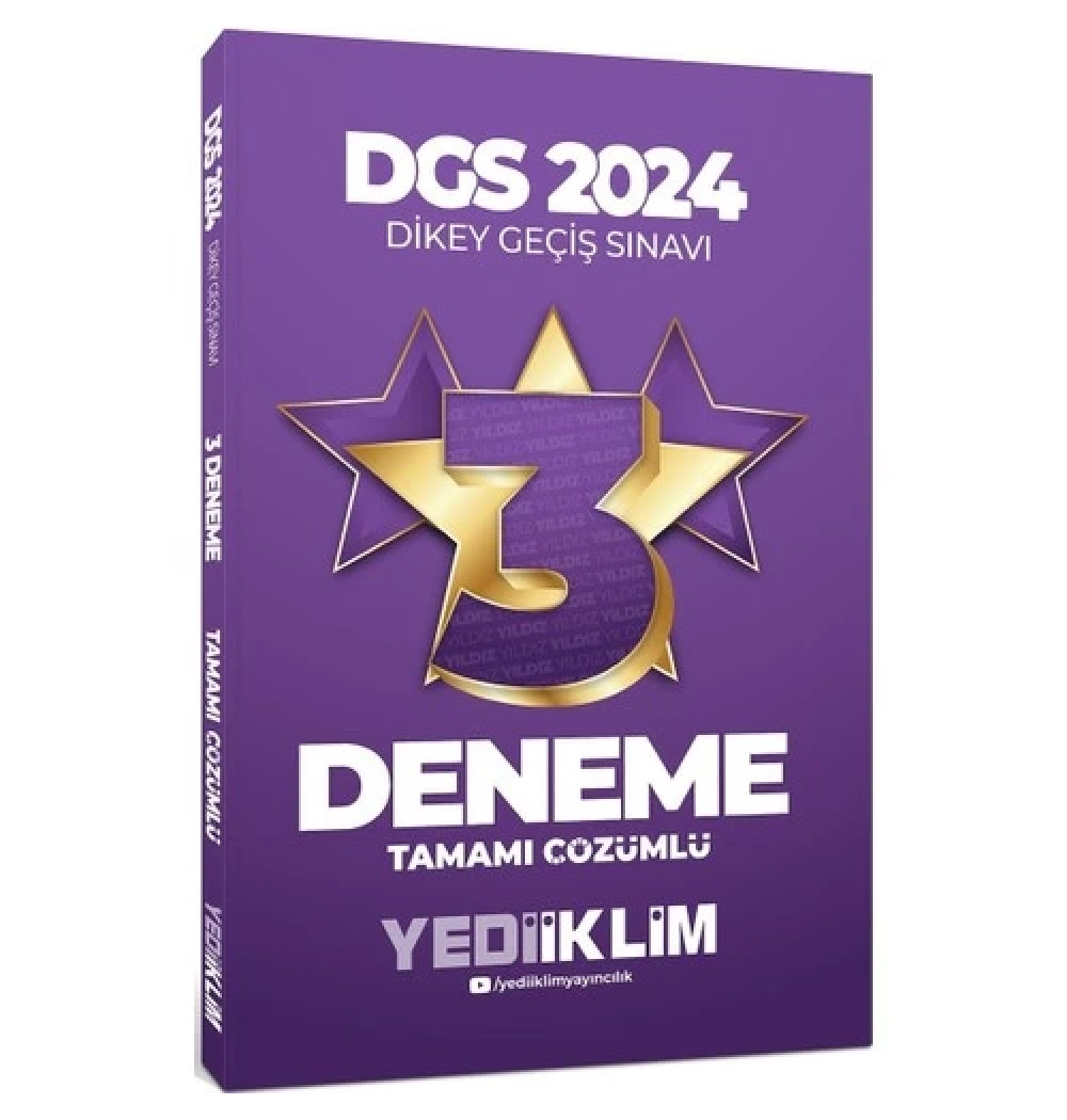 Dgs 2024 3 Çözümlü Deneme  Yediiklim