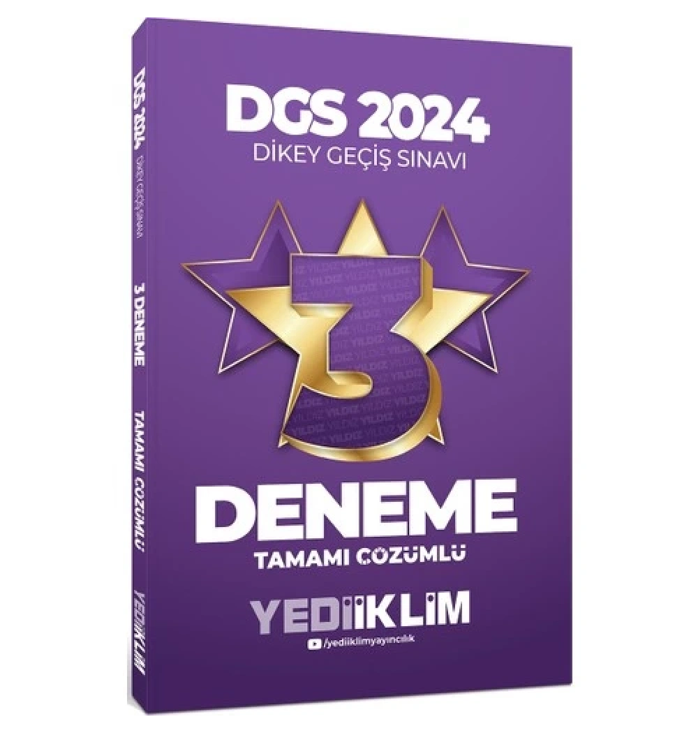 Dgs 2024 3 Çözümlü Deneme  Yediiklim