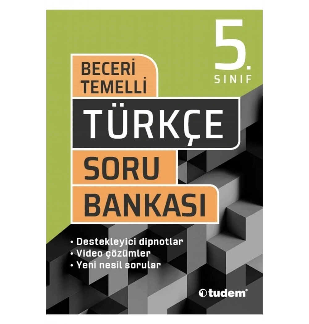 Tudem 5.Sınıf Türkçe Soru Bankası Beceri Temelli