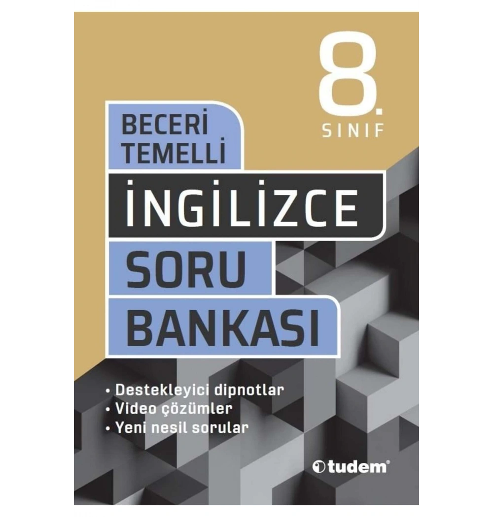 Tudem 8.Sınıf İngilizce Soru Bankası Beceri Temelli