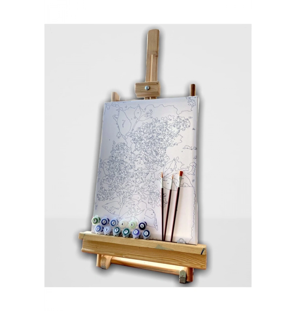 Sayılarla Boyama Seti 30X40 Cm Tuval  Lavanta