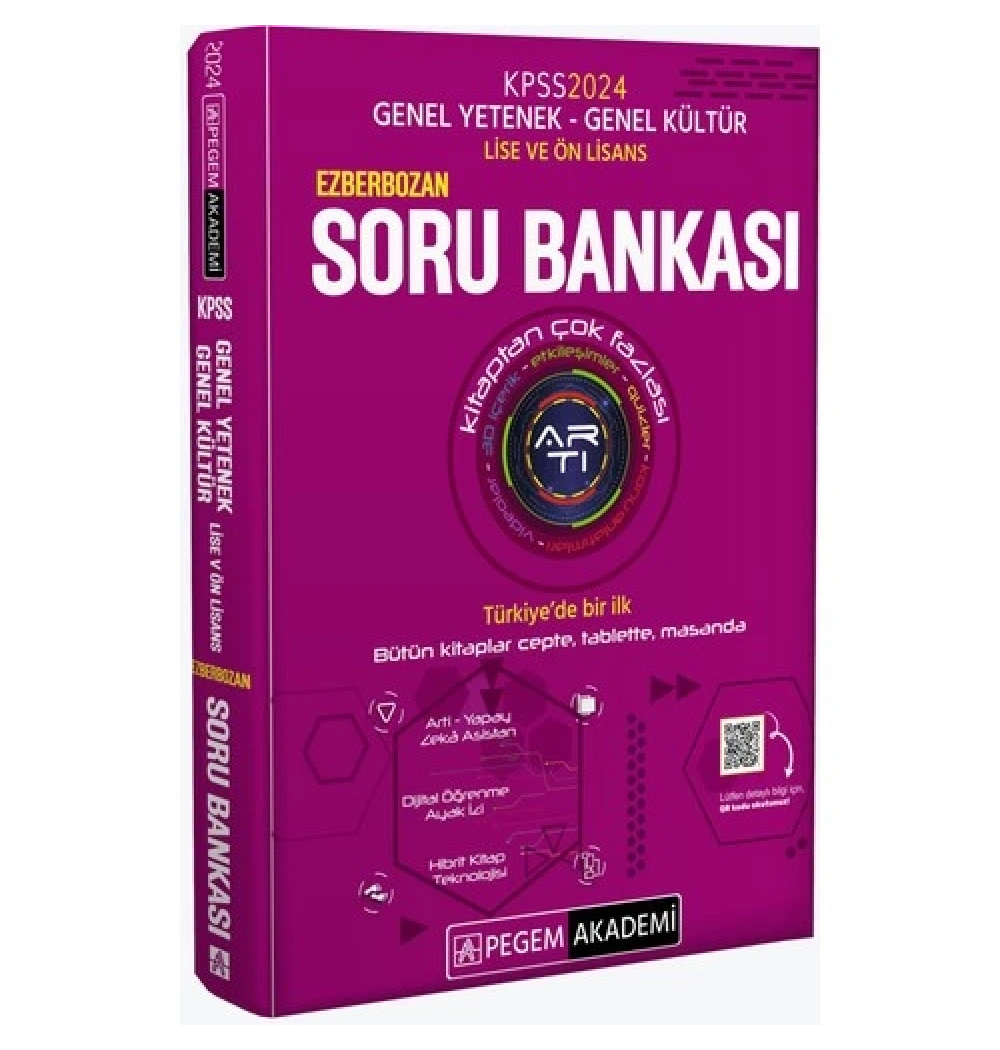 Pegem 2024 Kpss Gy Gk Lise Önlisans Ezberbozan Soru Bankası