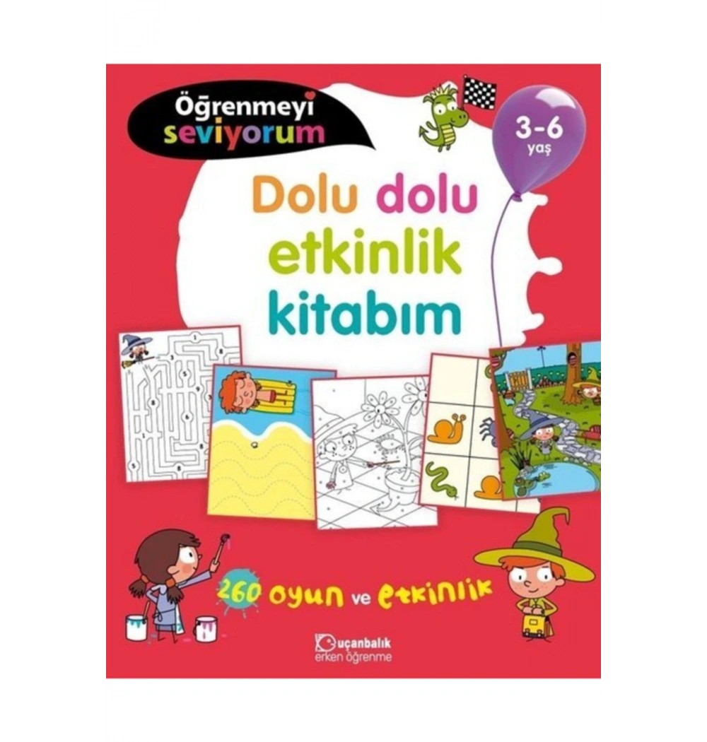 Dolu Dolu Etkinlik Kitabım 3-6 Yaş Uçanbalık