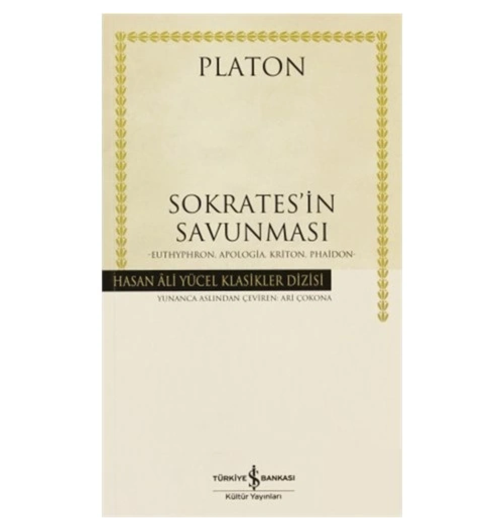 Sokratesin Savunması Platon İş Bankası